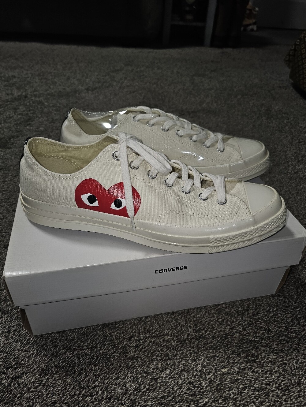 Converse chuck taylor x low comme de garcons play 70 Ox white 150207C Men 12 1
